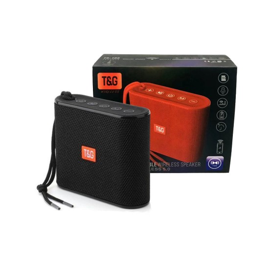 MINI ALTAVOZ BLUETOOTH INALÁMBRICO T&G TG-185 USB/TF/FM/TWS/FUNCIÓN DE LLAMADA MANOS LIBRES NEGRO MINI ALTAVOZ BLUETOOTH INALÁMBRICO T&G TG-185 USB/TF/FM/TWS/FUNCIÓN DE LLAMADA MANOS LIBRES NEGRO